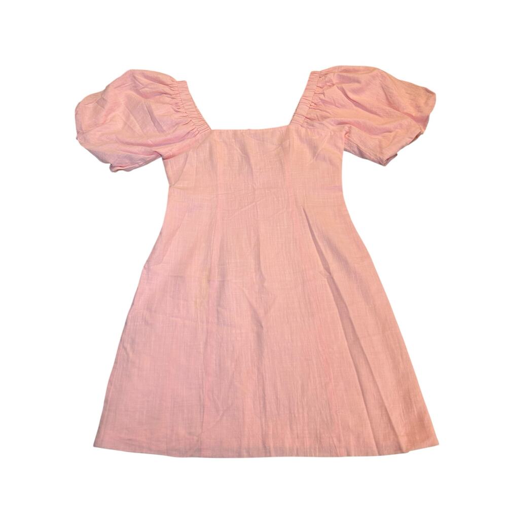 SNDYS Tuscany Baby Pink Cotton Dress - Size M - Picture 14 of 15
